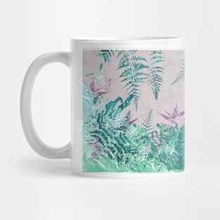 Ferns and Parrot Flowers Mug